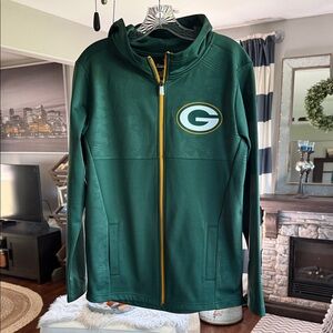 🏈 Fanatics NFL GREEN BAY PACKERS Defender FULL-ZIP JACKET/HOODIE 🏈